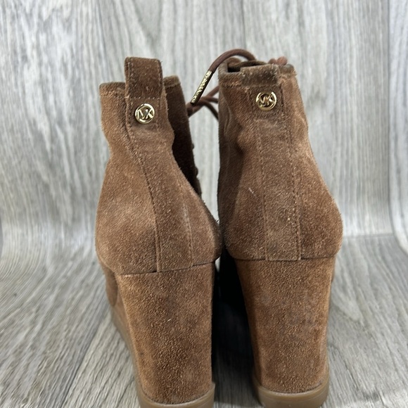 Michael Kors Tamara Suede Wedge Boots - Picture 6 of 10